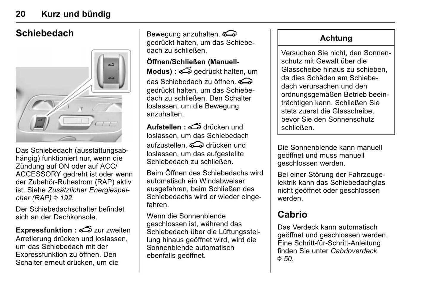 2017-2018 Chevrolet Camaro Owner's Manual | German