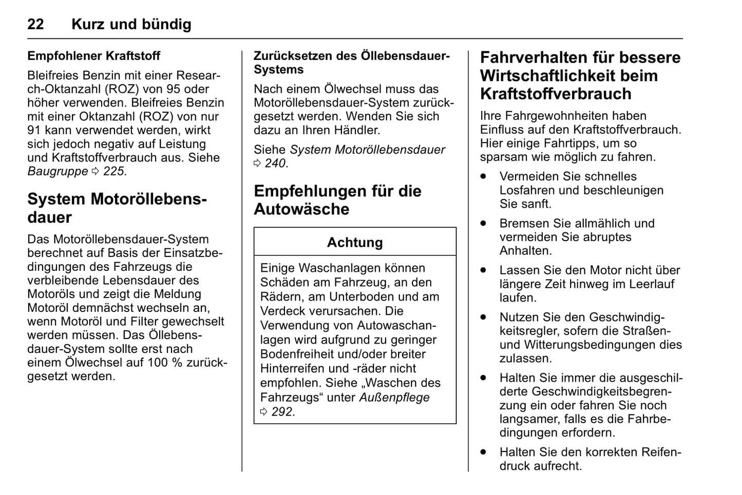2017-2018 Chevrolet Camaro Owner's Manual | German