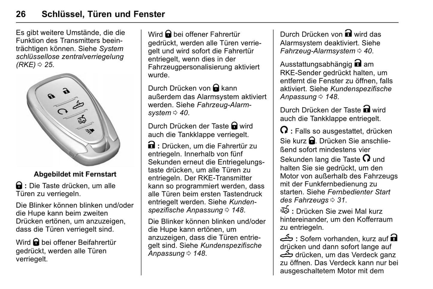 2017-2018 Chevrolet Camaro Owner's Manual | German