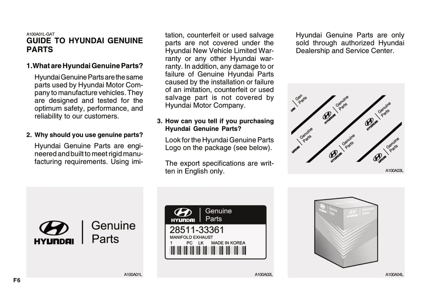 2006-2011 Hyundai Accent Manuel du propriétaire | Anglais