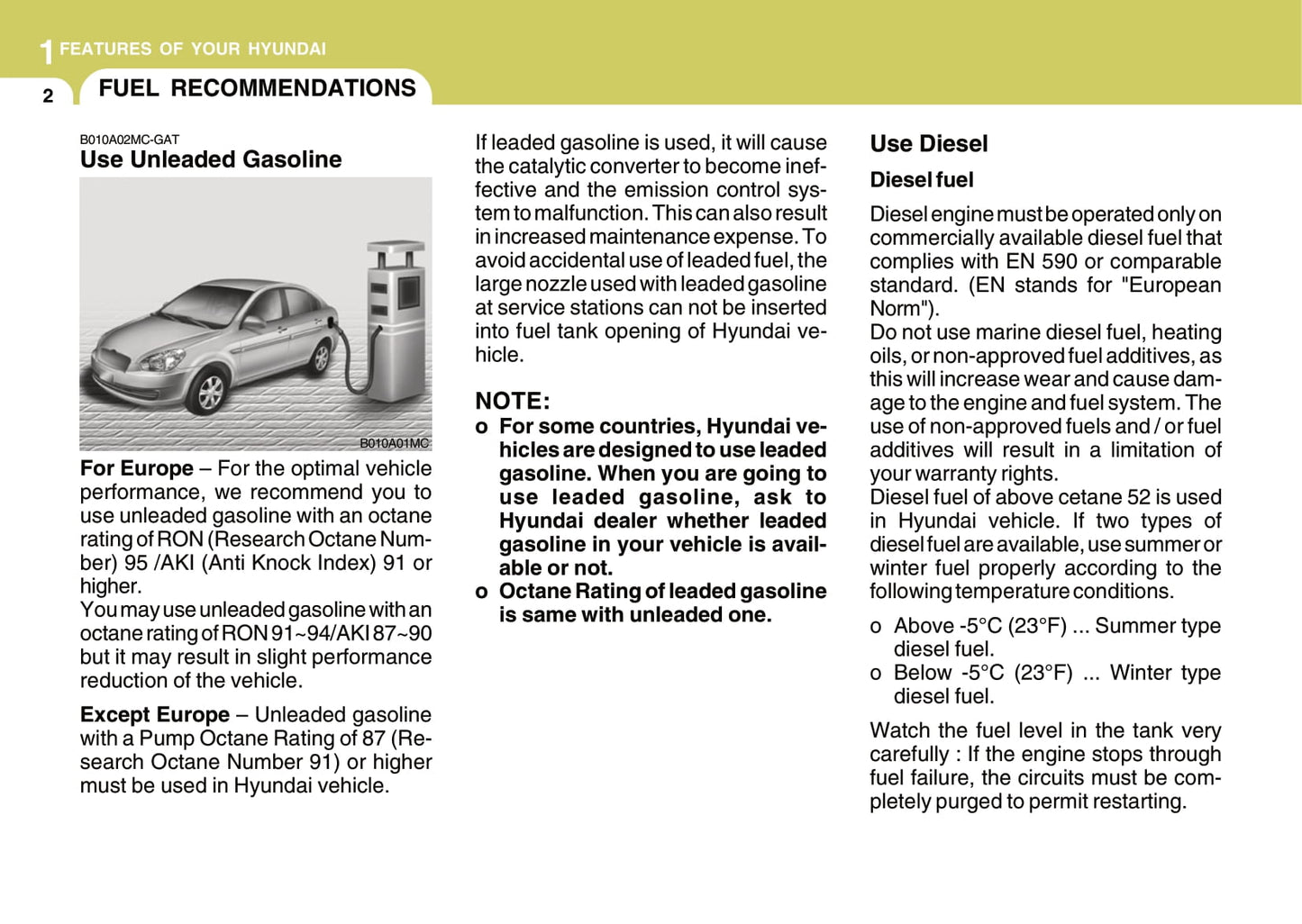 2006-2011 Hyundai Accent Manuel du propriétaire | Anglais