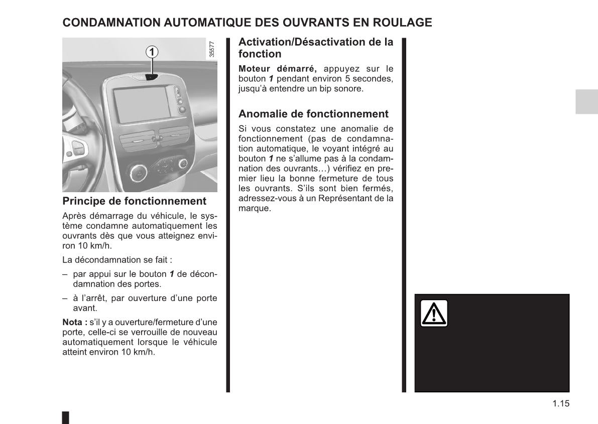 2015-2016 Renault Clio Gebruikershandleiding | Frans