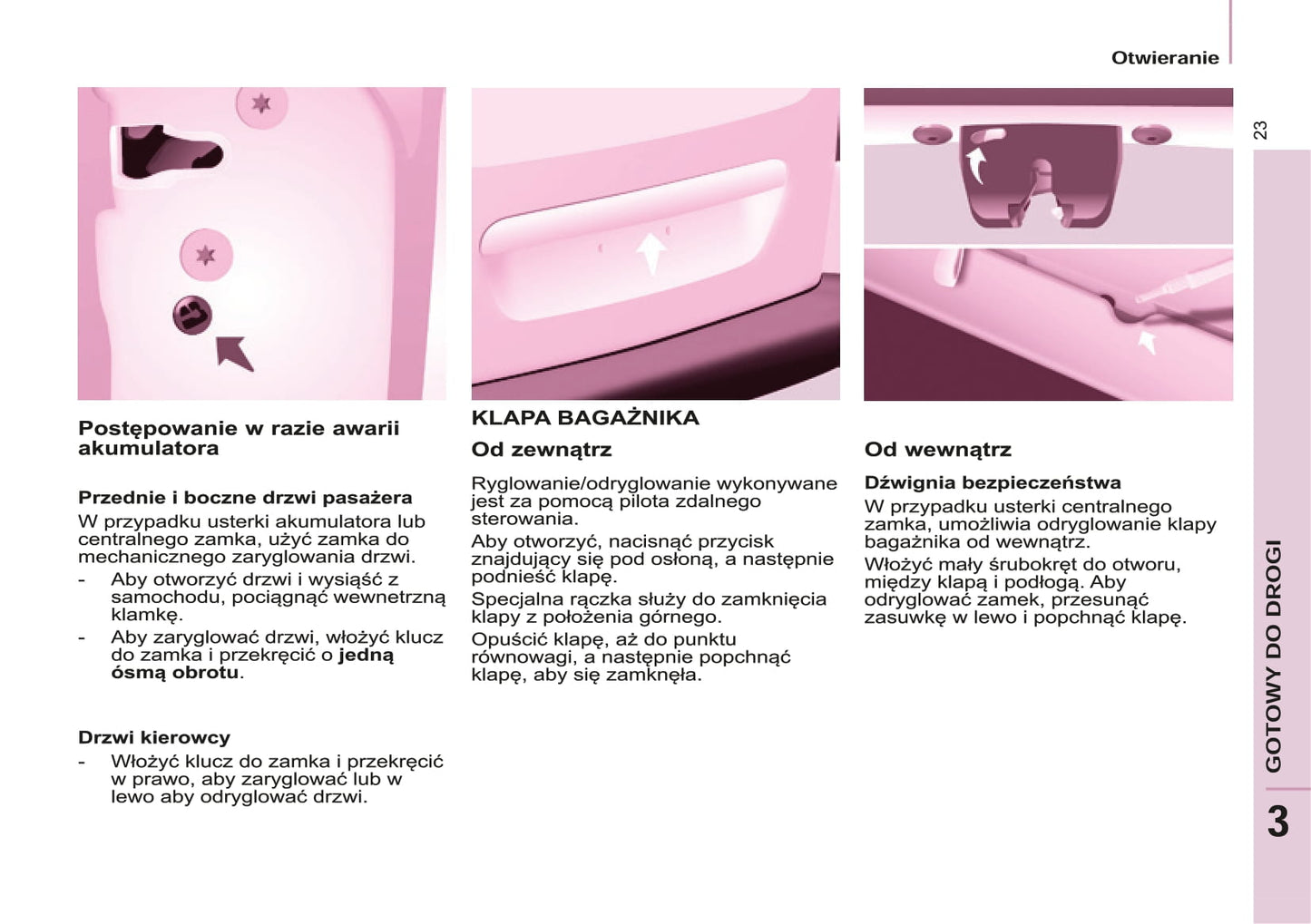 2014-2015 Peugeot Partner Tepee Manuel du propriétaire | Polonais