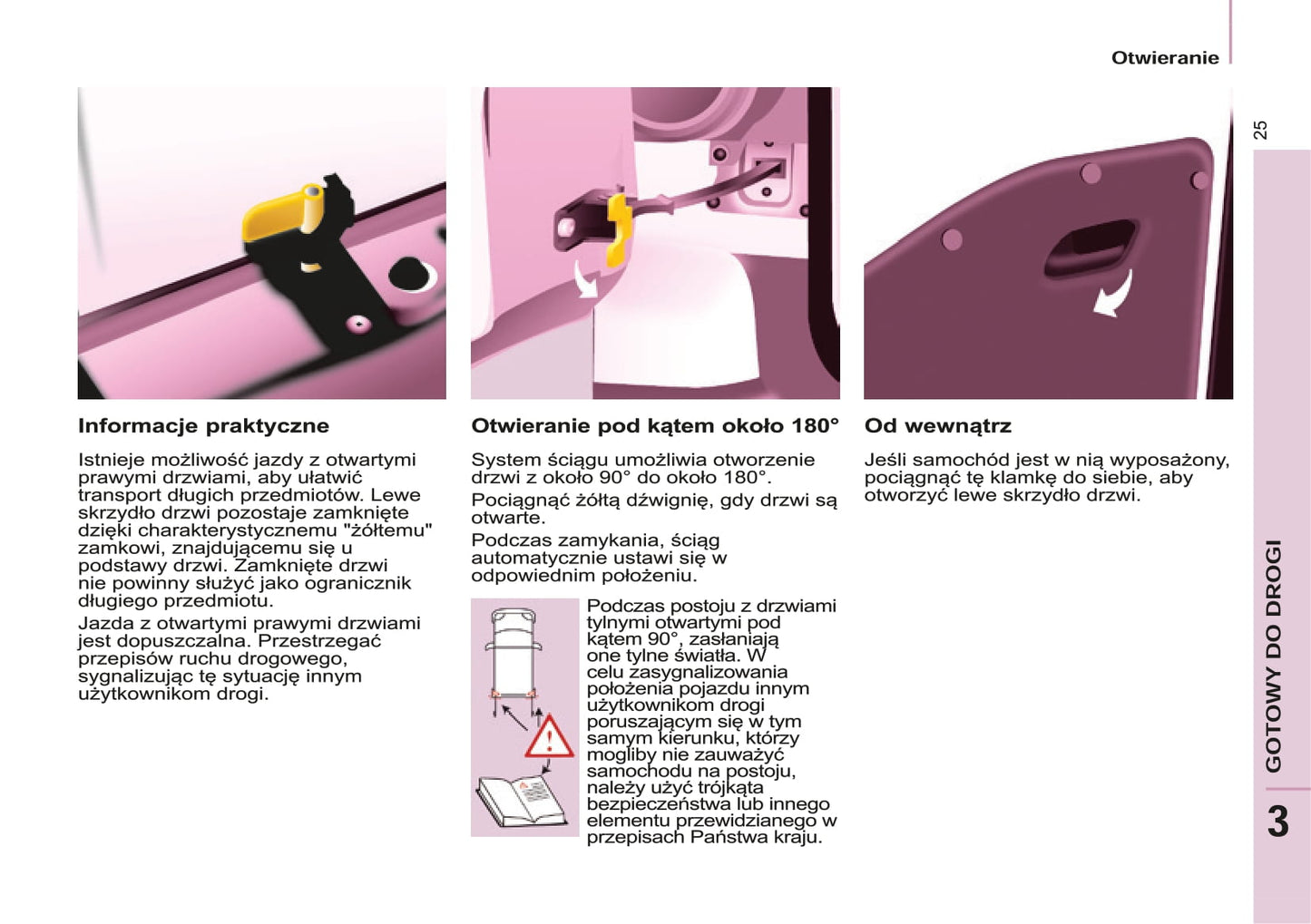 2014-2015 Peugeot Partner Tepee Manuel du propriétaire | Polonais