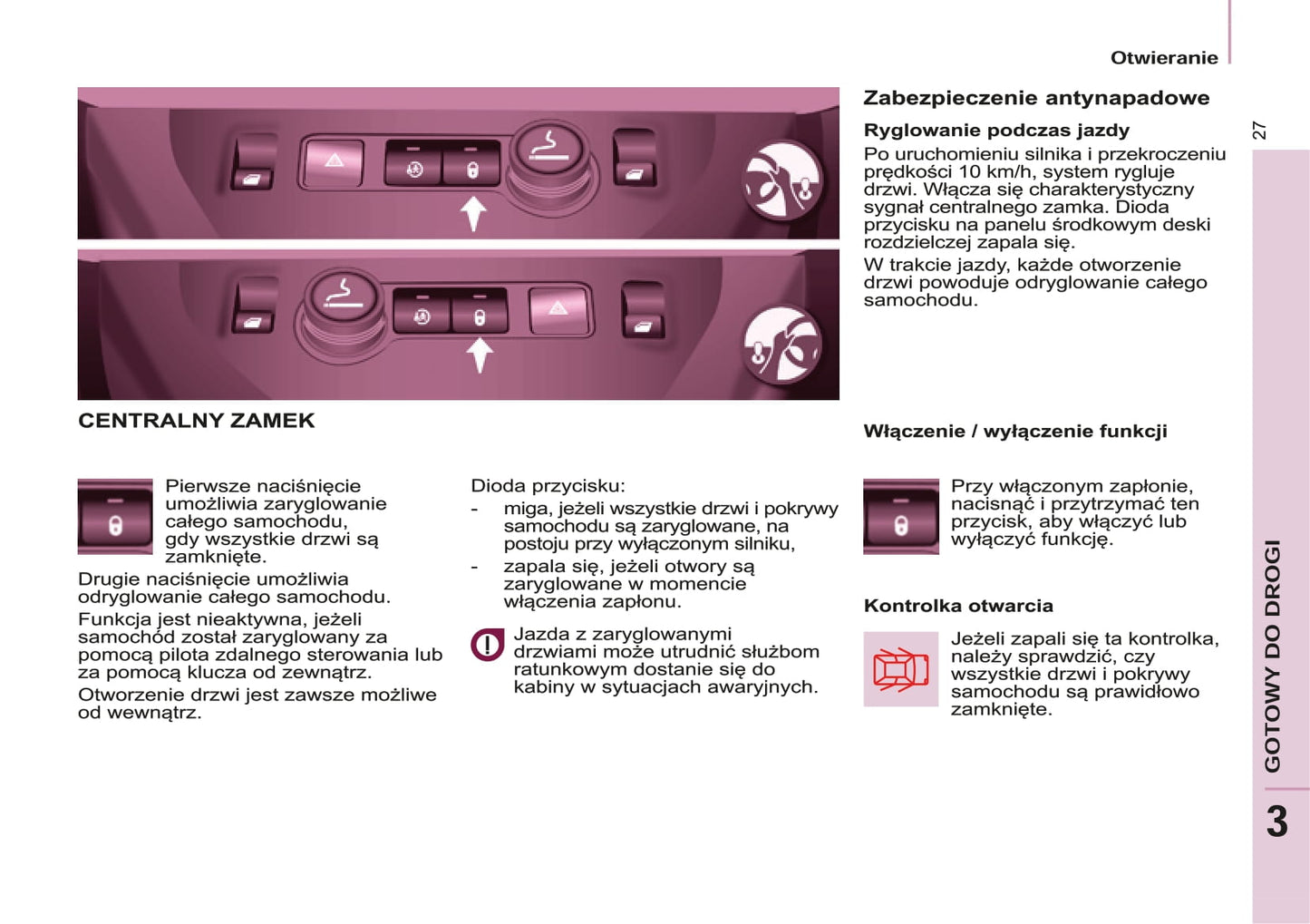 2014-2015 Peugeot Partner Tepee Manuel du propriétaire | Polonais