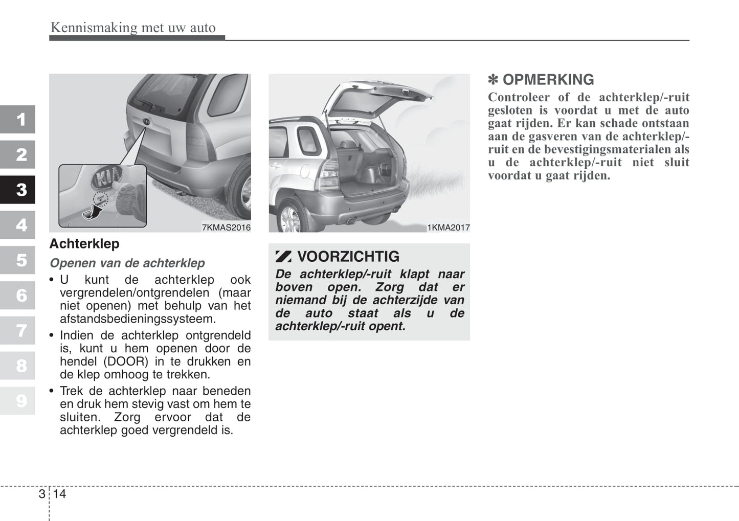 2007-2008 Kia Sportage Bedienungsanleitung | Niederländisch