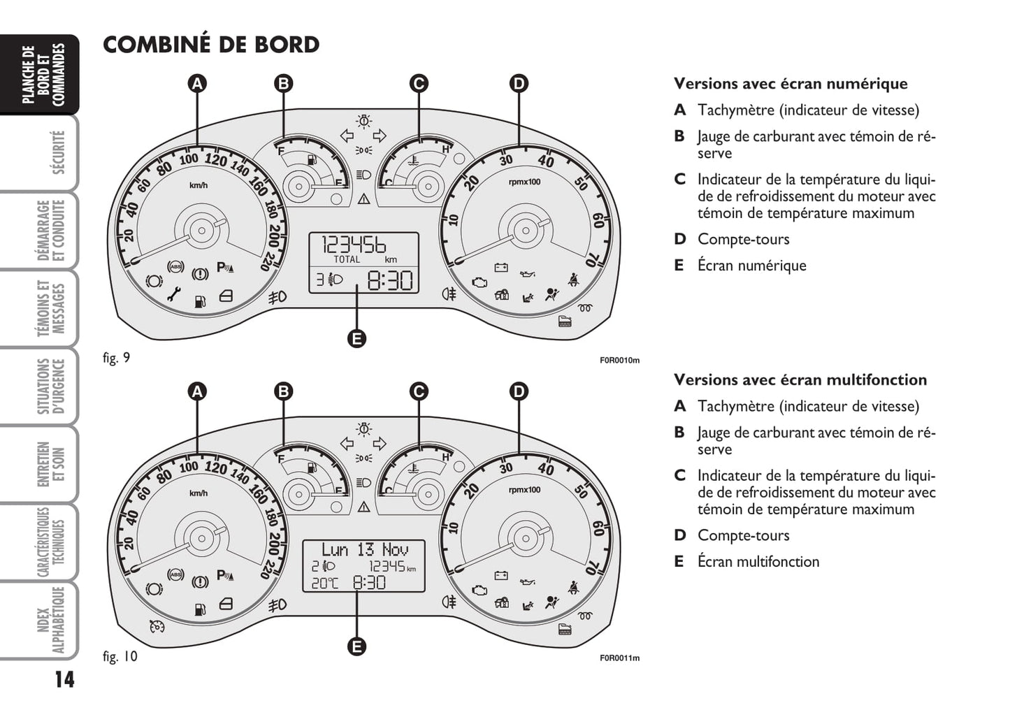 2013-2014 Fiat Linea Gebruikershandleiding | Frans