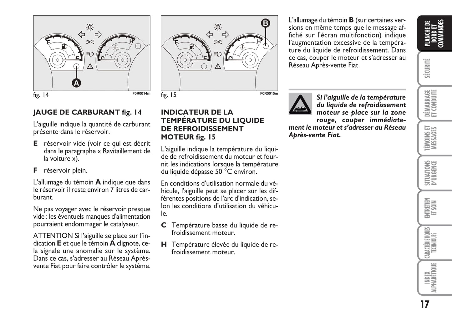 2013-2014 Fiat Linea Gebruikershandleiding | Frans
