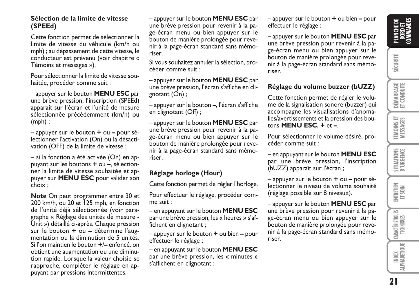 2013-2014 Fiat Linea Gebruikershandleiding | Frans