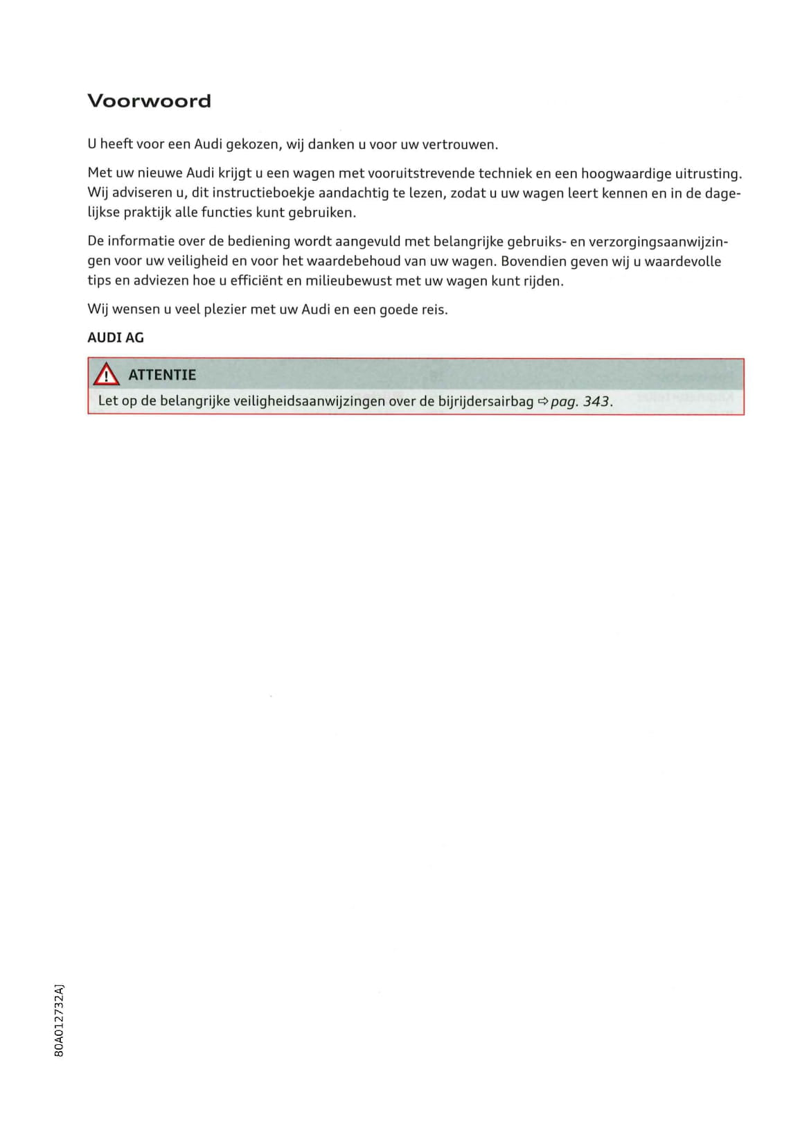 2018-2020 Audi Q5/S Q5 Owner's Manual | Dutch