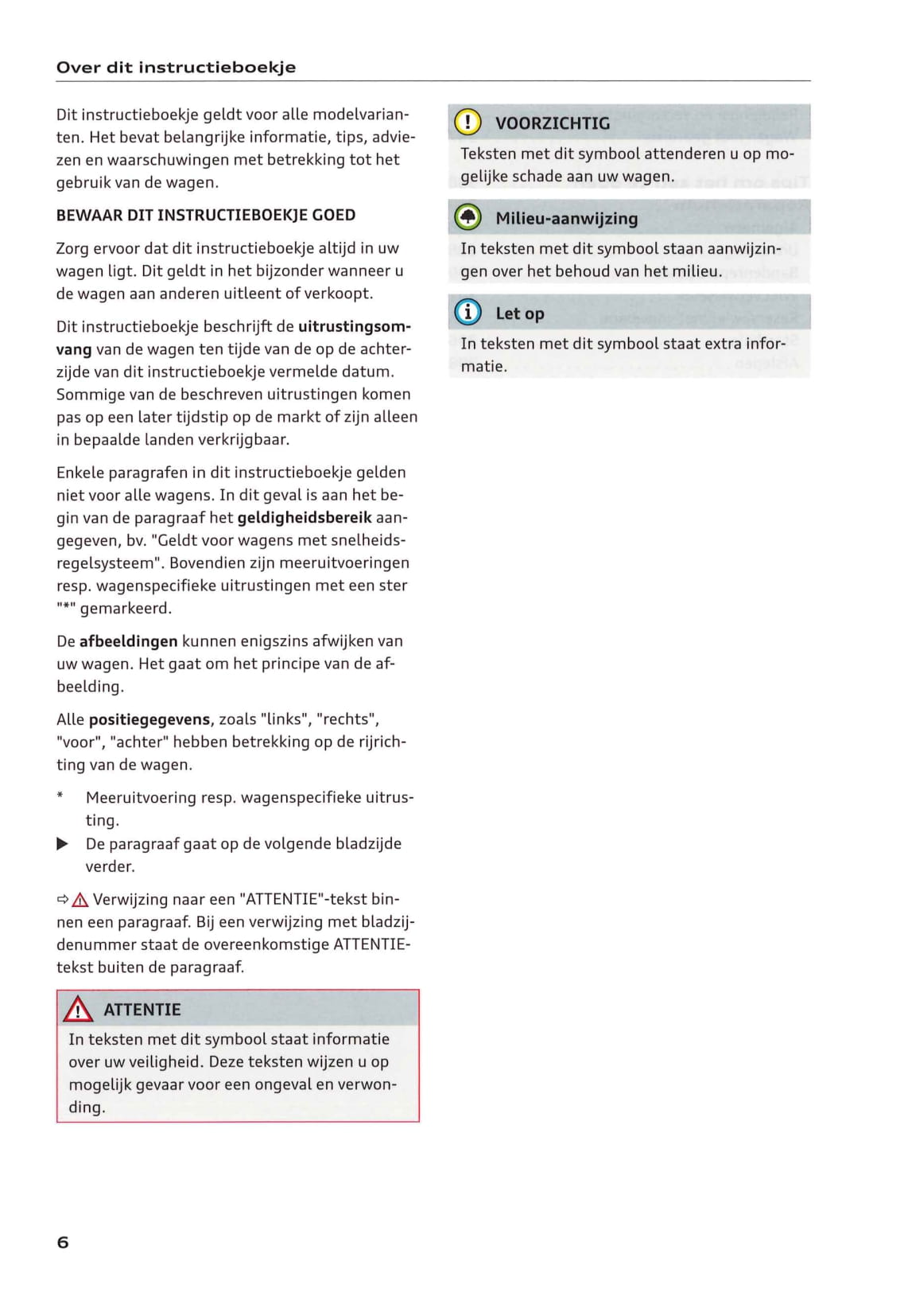 2018-2020 Audi Q5/S Q5 Owner's Manual | Dutch