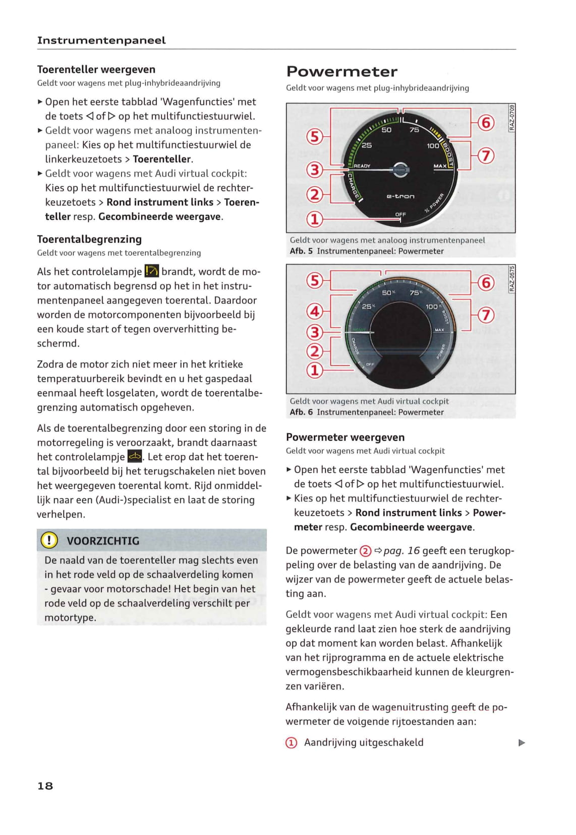 2018-2020 Audi Q5/S Q5 Owner's Manual | Dutch