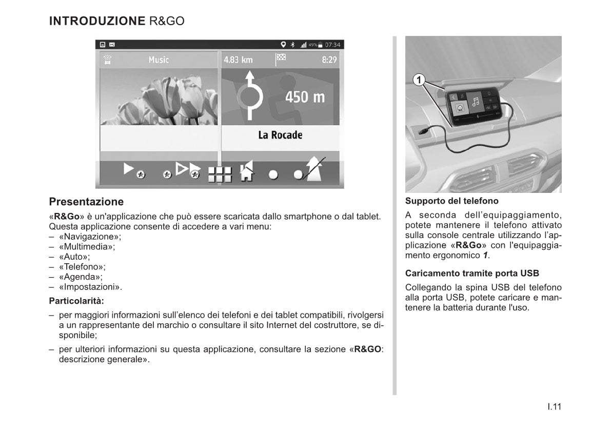 Renault Radio Connect R&Go Libretto D'istruzioni 2022