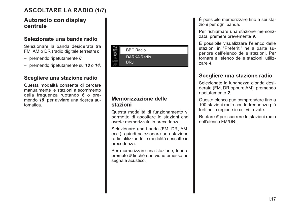 Renault Radio Connect R&Go Libretto D'istruzioni 2022