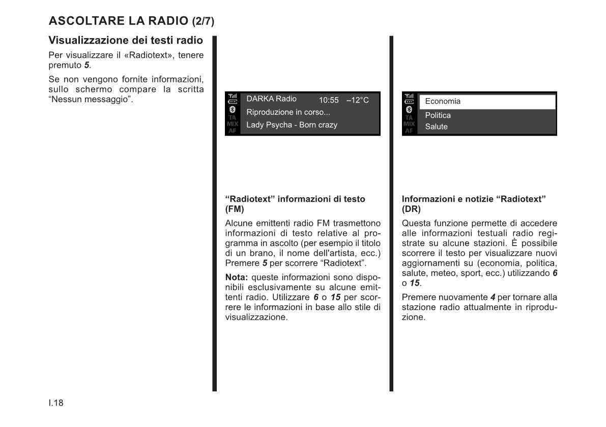 Renault Radio Connect R&Go Libretto D'istruzioni 2022
