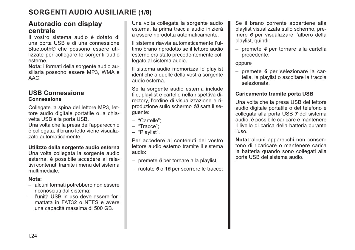 Renault Radio Connect R&Go Libretto D'istruzioni 2022