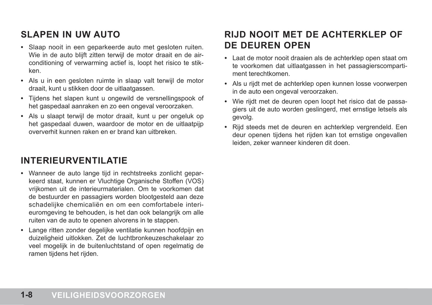 2015-2018 SsangYong Tivoli Gebruikershandleiding | Nederlands