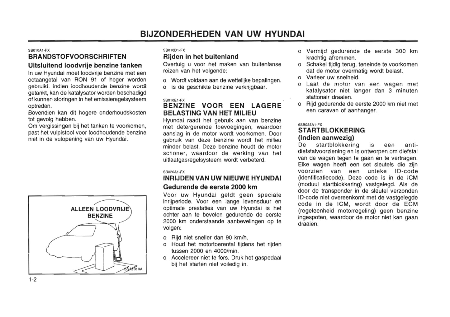 1995-1998 Hyundai Lantra Manuel du propriétaire | Néerlandais