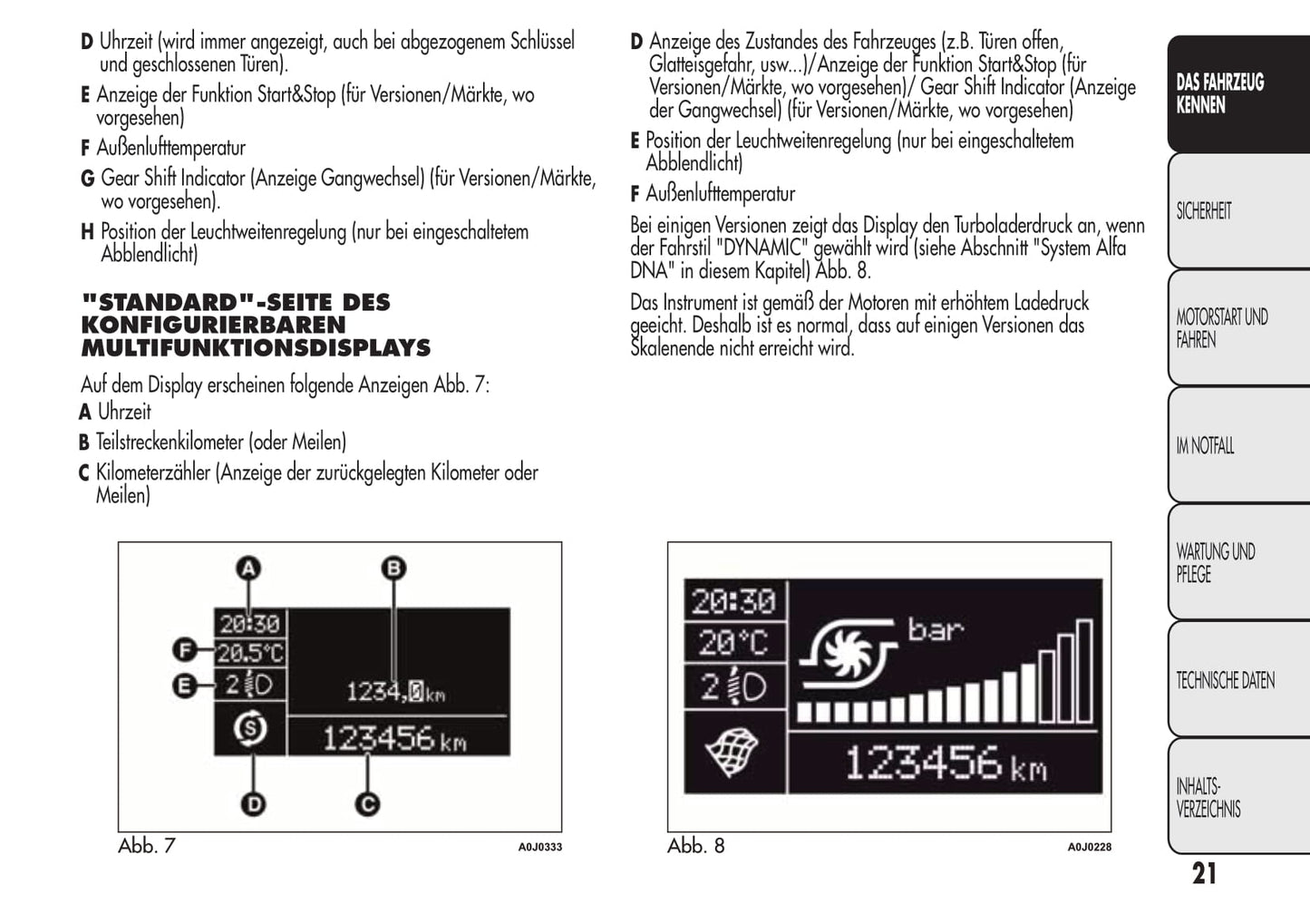 2008-2014 Alfa Romeo MiTo Gebruikershandleiding | Duits