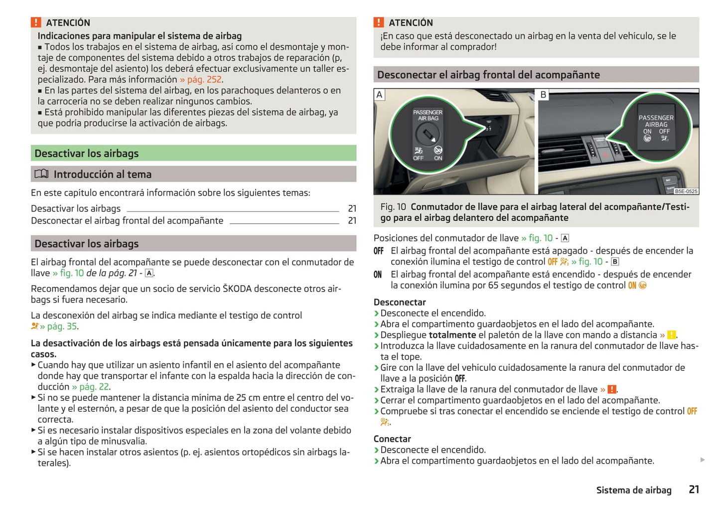 2016-2017 Skoda Octavia Owner's Manual | Spanish