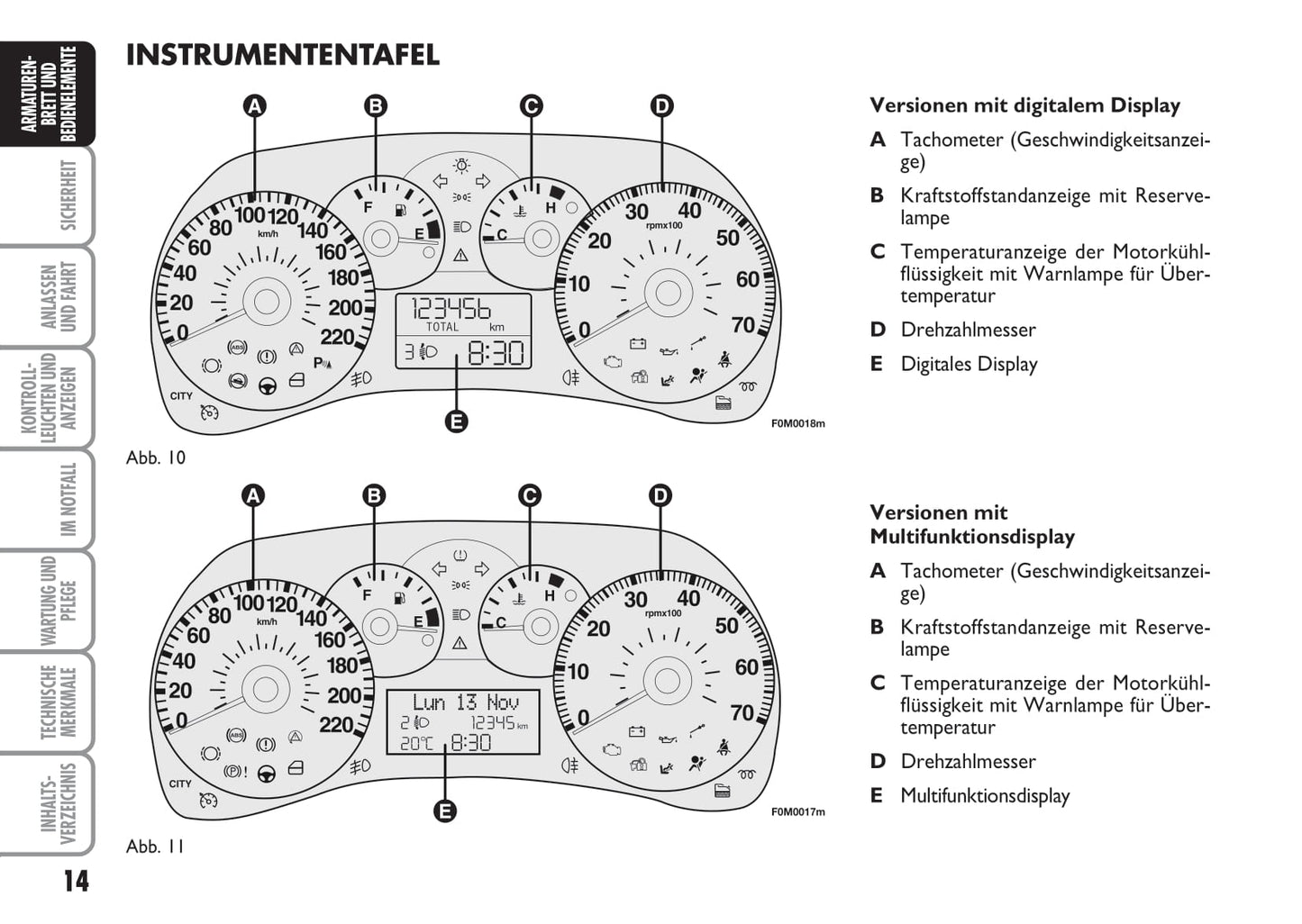 2007-2008 Fiat Grande Punto Gebruikershandleiding | Duits