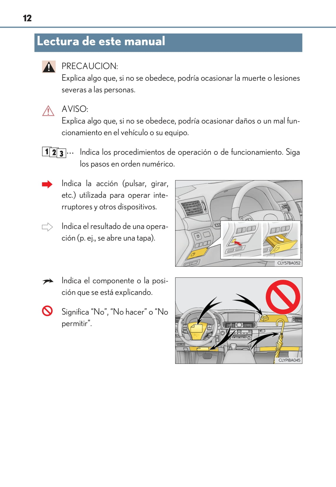 2016-2017 Lexus LS 600h Owner's Manual | Spanish