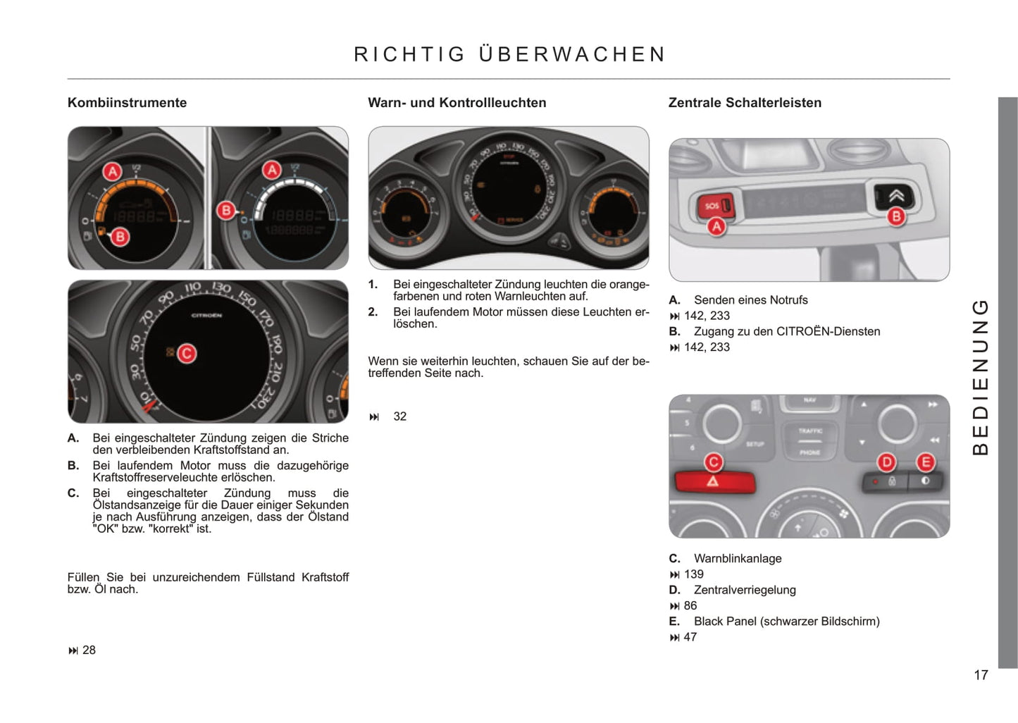 2013-2014 Citroën C4 Bedienungsanleitung | Deutsch