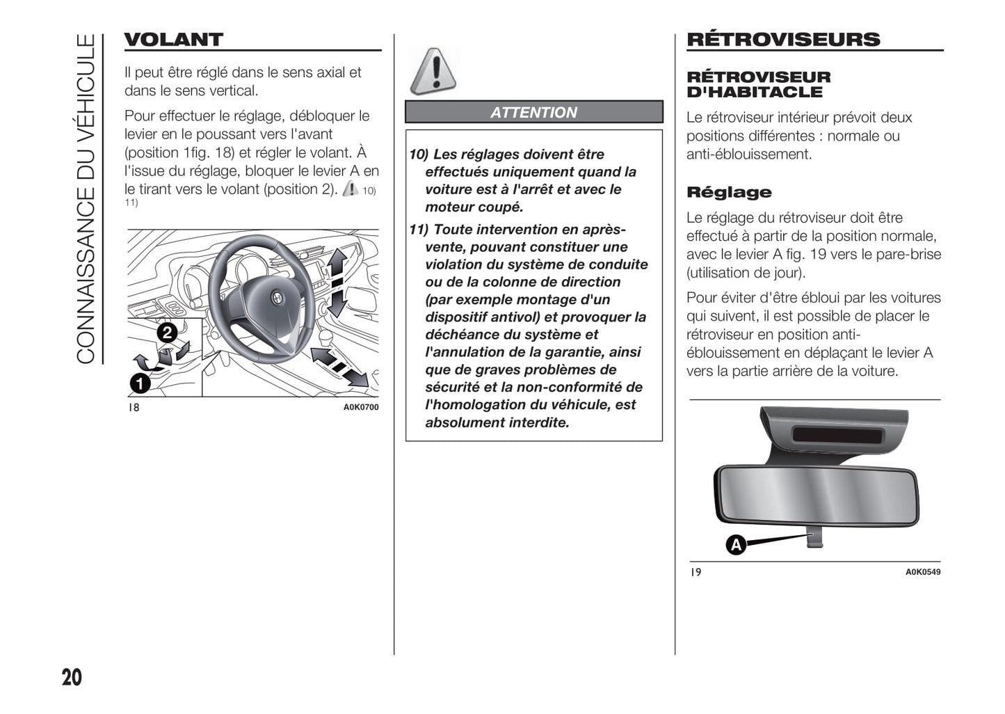 2010-2014 Alfa Romeo Giulietta Bedienungsanleitung | Französisch