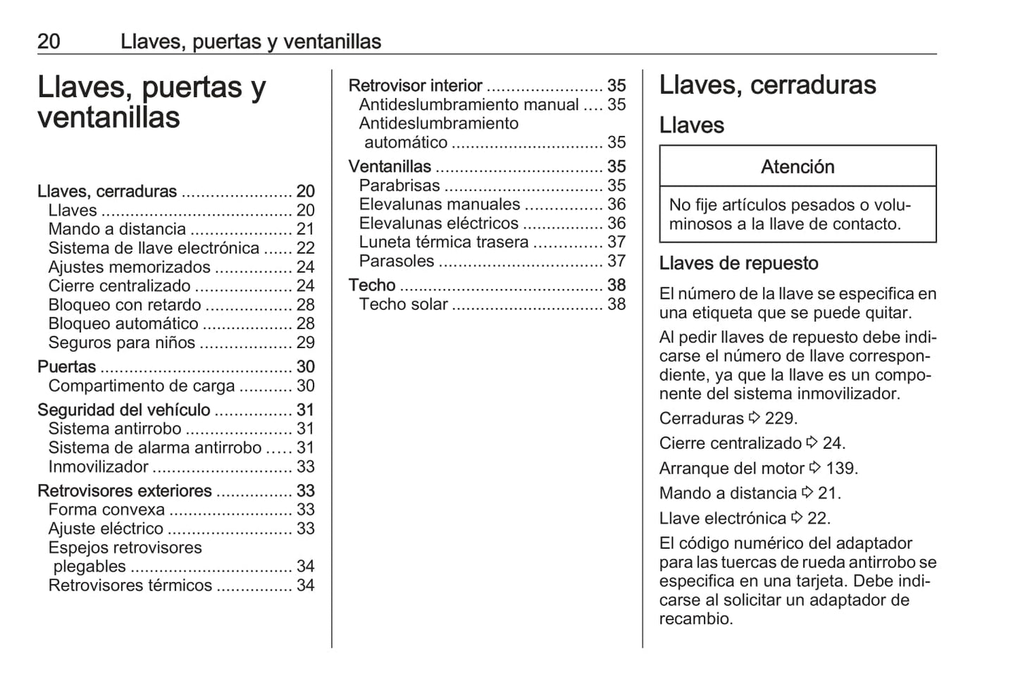 2019-2020 Opel Mokka X Manuel du propriétaire | Espagnol
