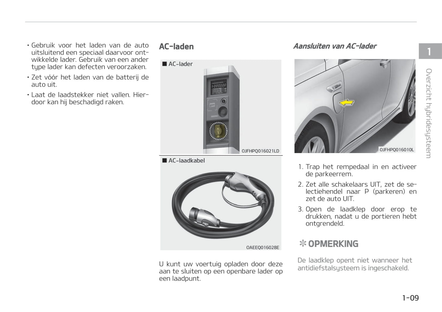 2019-2020 Kia Optima Hybrid/Optima Plug-in Hybrid Owner's Manual | Dutch