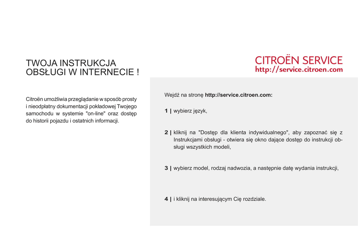 2009-2013 Citroën C3 Manuel du propriétaire | Polonais