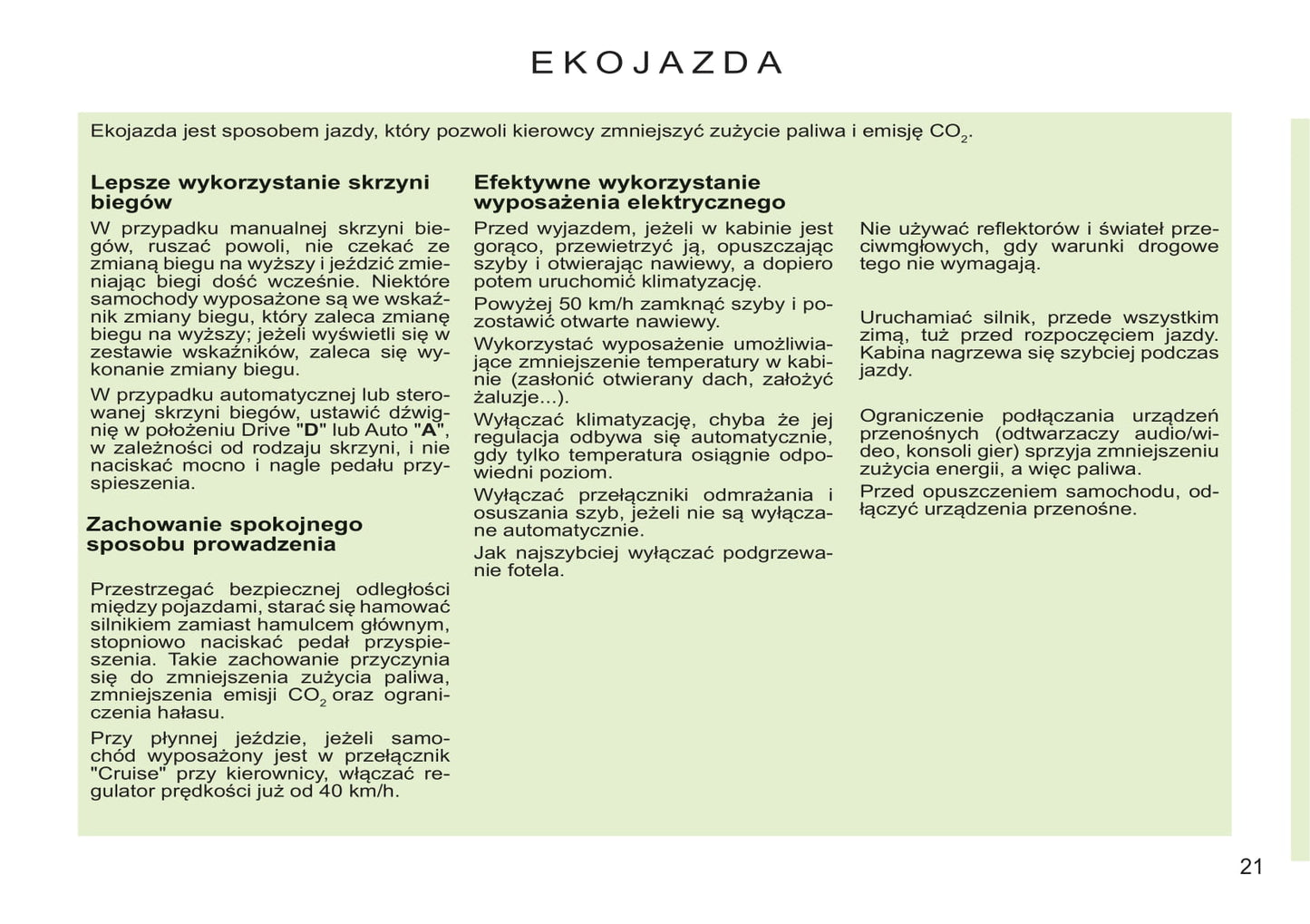 2009-2013 Citroën C3 Manuel du propriétaire | Polonais