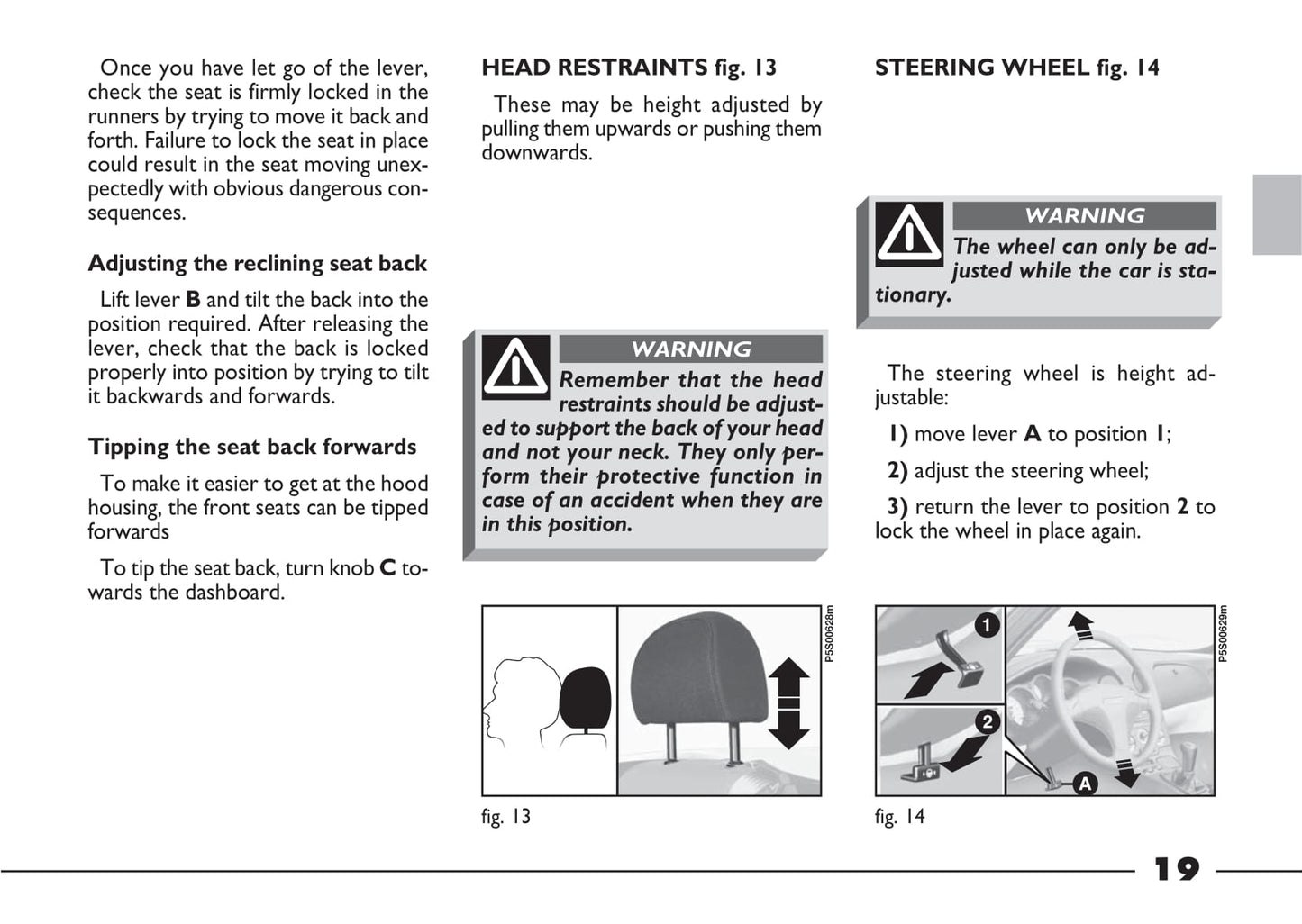 2003-2004 Fiat Barchetta Gebruikershandleiding | Engels