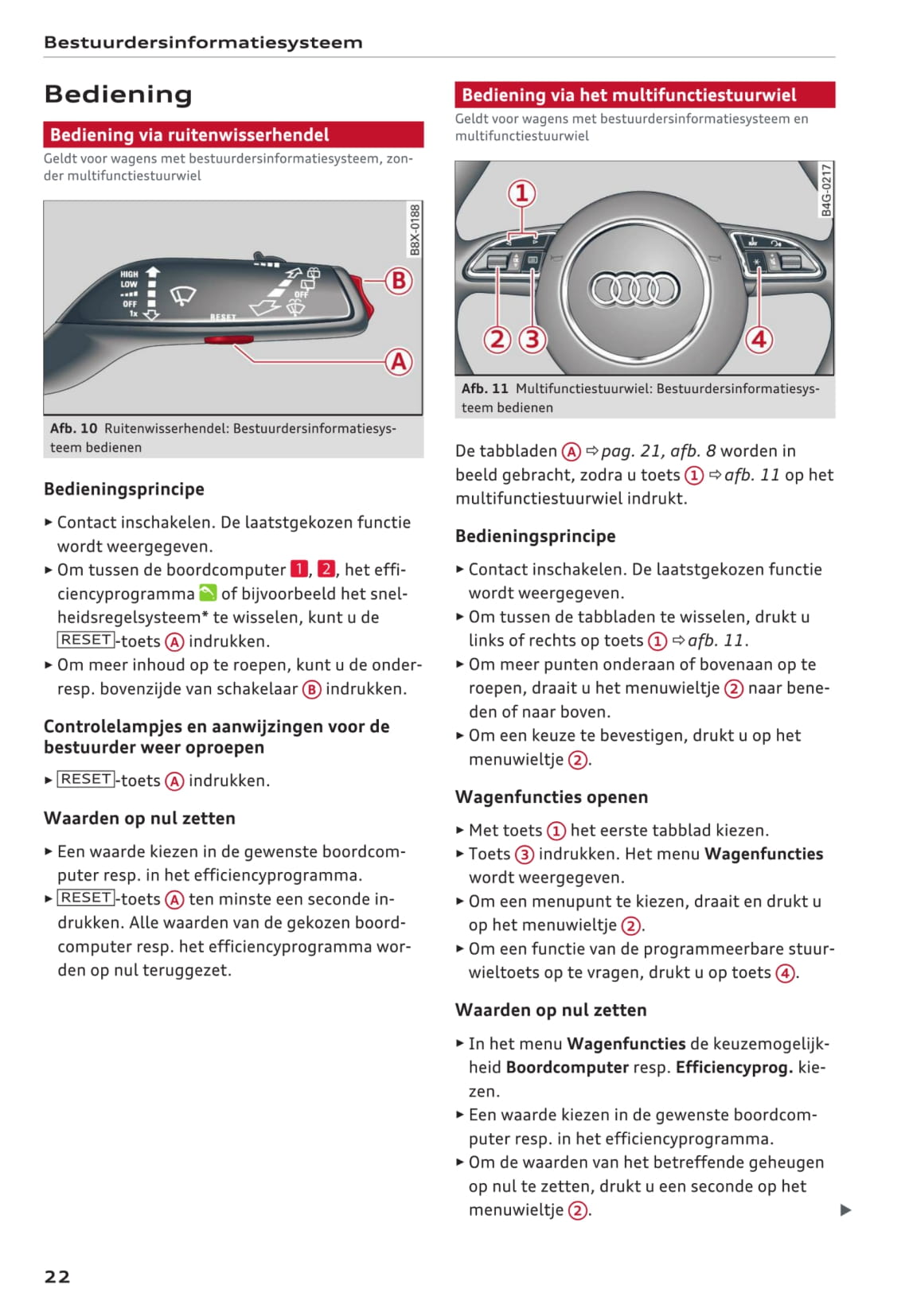 2015-2018 Audi A1 Bedienungsanleitung | Niederländisch