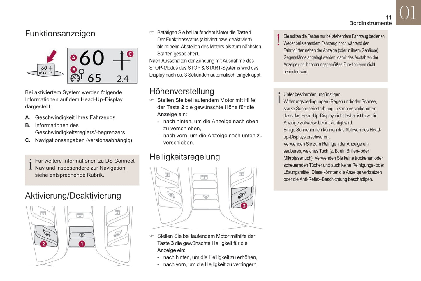 2016-2018 DS Automobiles DS 5/DS 5 HYbrid4 Bedienungsanleitung | Deutsch