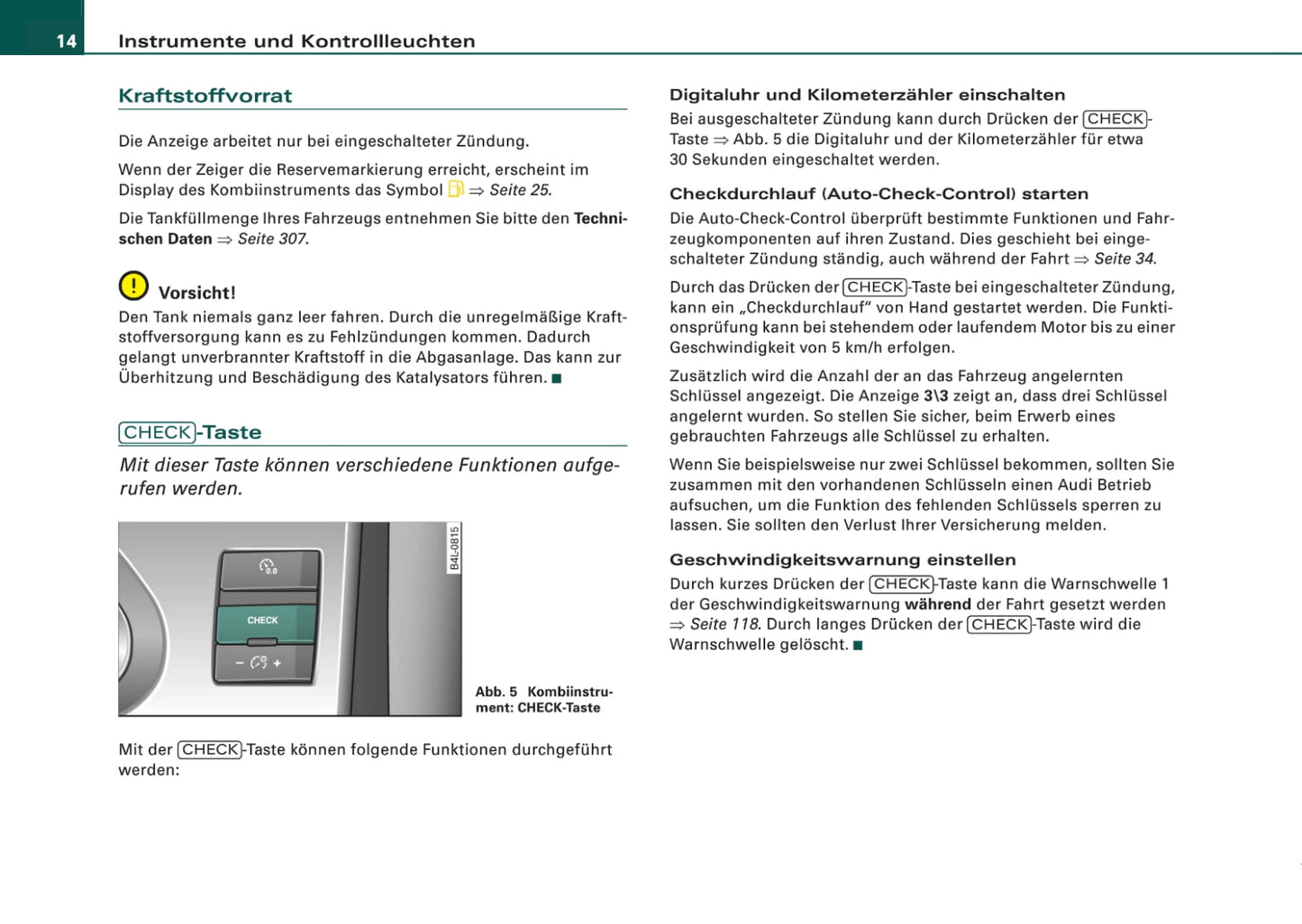 2008-2011 Audi A6 Bedienungsanleitung | Deutsch