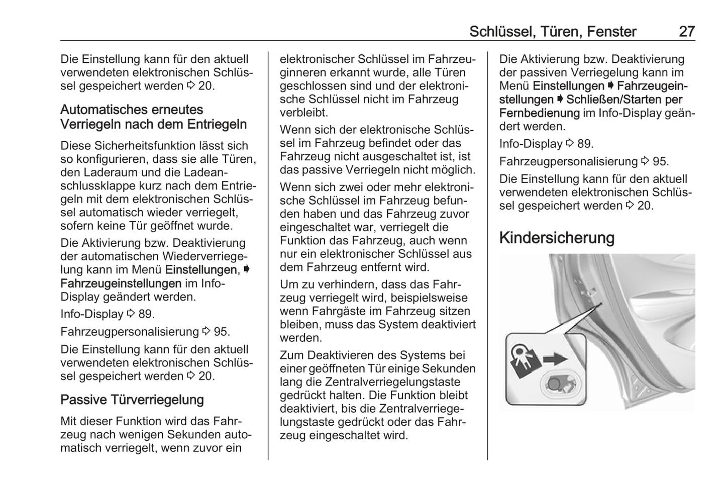 2017-2018 Opel Ampera-e Bedienungsanleitung | Deutsch