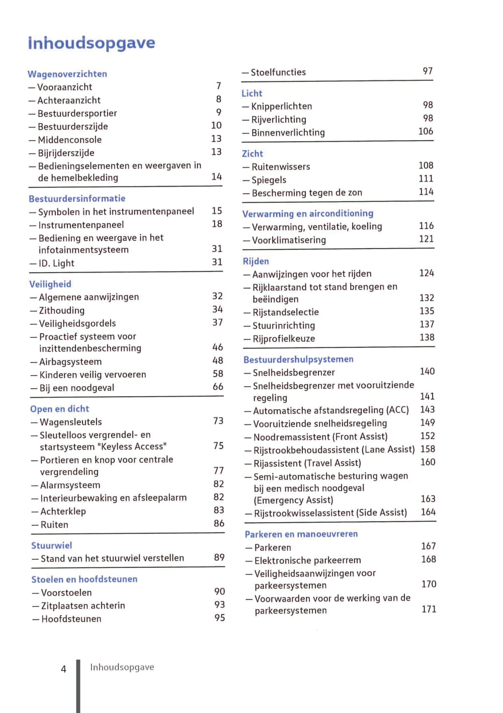 2020-2023 Volkswagen ID.3 Gebruikershandleiding | Nederlands