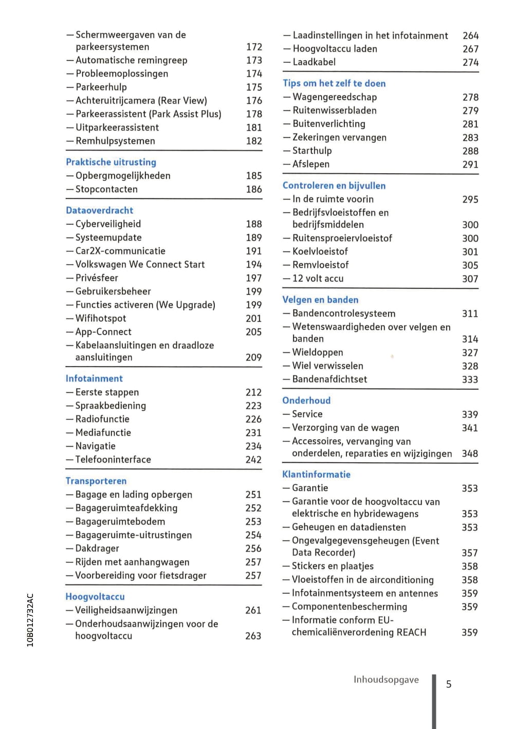 2020-2023 Volkswagen ID.3 Gebruikershandleiding | Nederlands