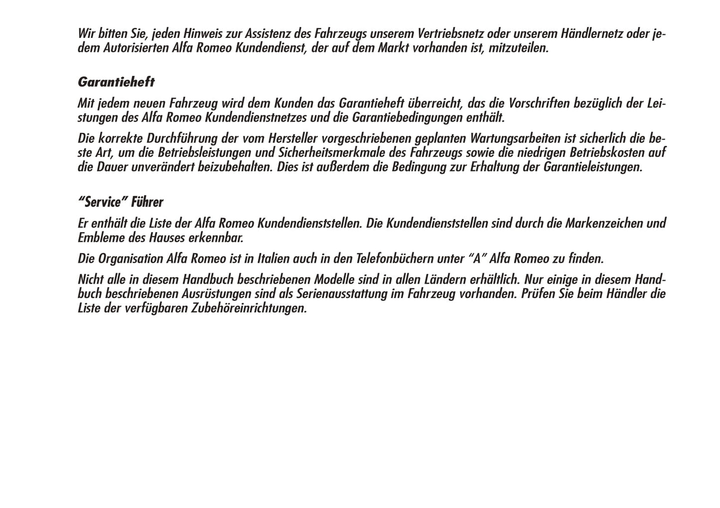 2008-2011 Alfa Romeo Spider Owner's Manual | German