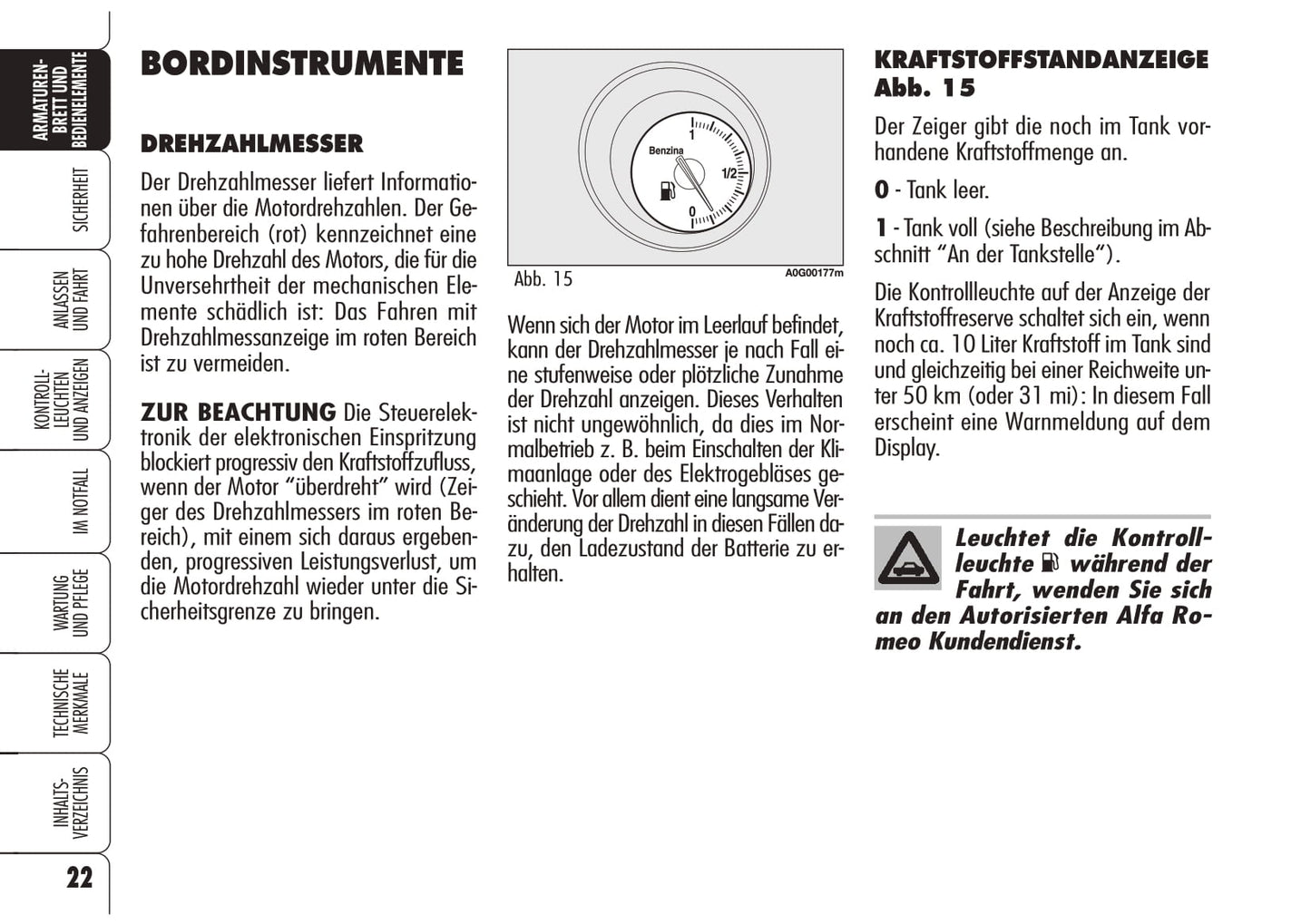 2008-2011 Alfa Romeo Spider Owner's Manual | German