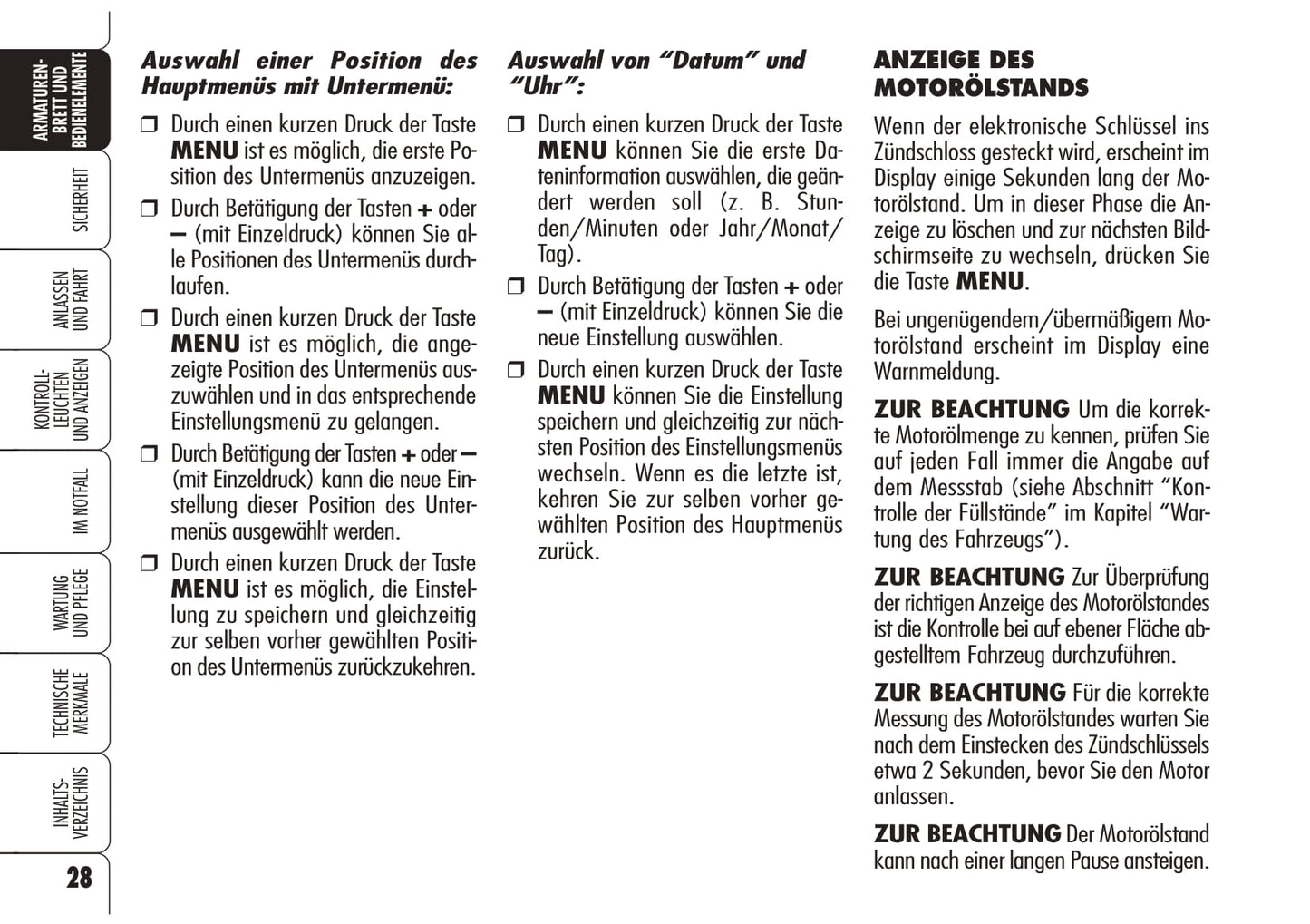 2008-2011 Alfa Romeo Spider Owner's Manual | German