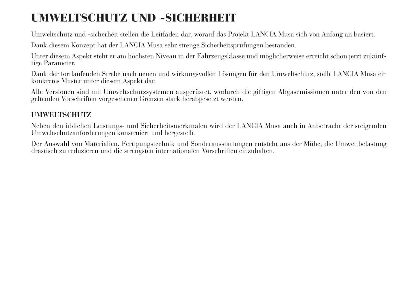 2008-2012 Lancia Musa Gebruikershandleiding | Duits