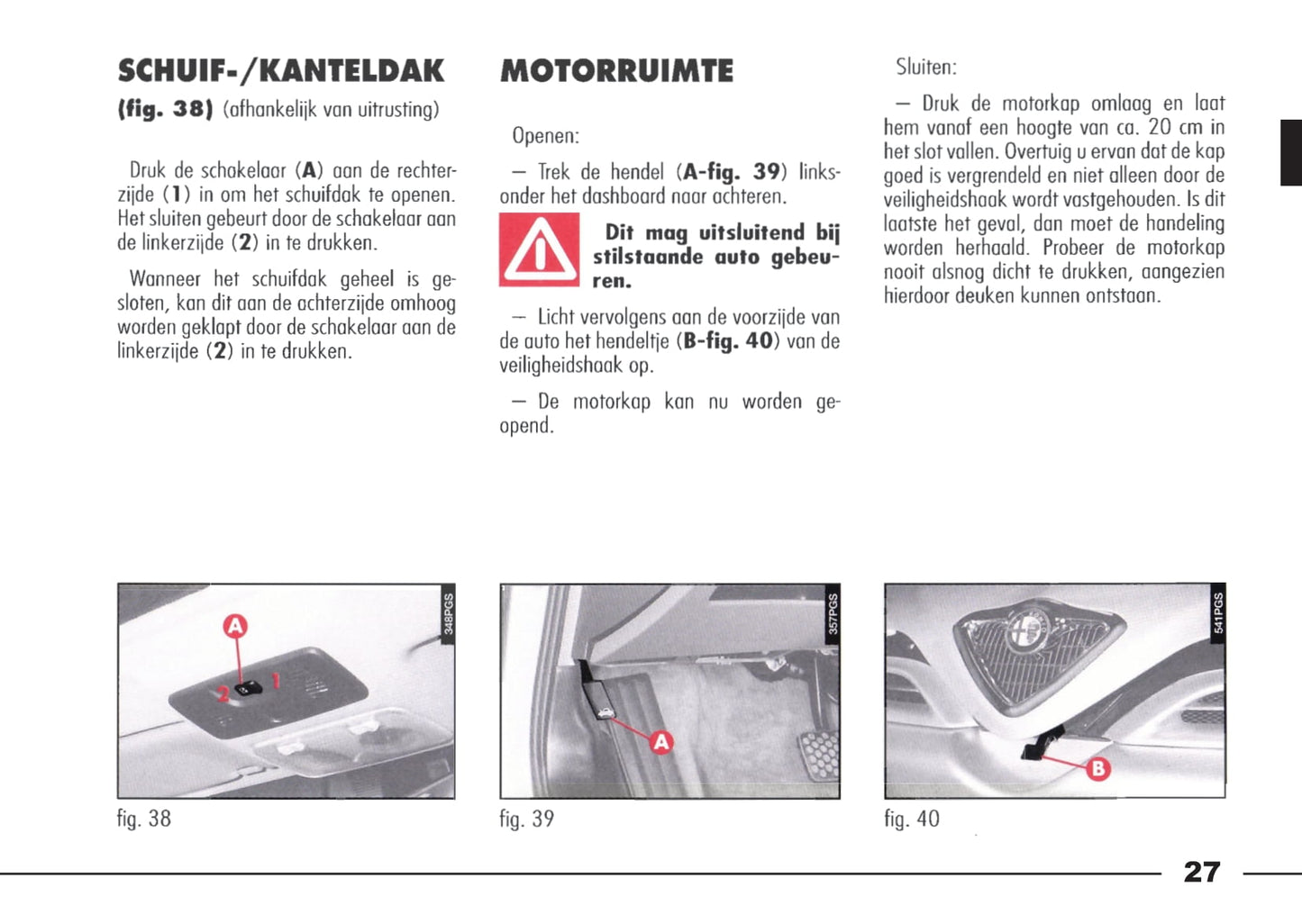 1998-2003 Alfa Romeo 166 Manuel du propriétaire | Néerlandais