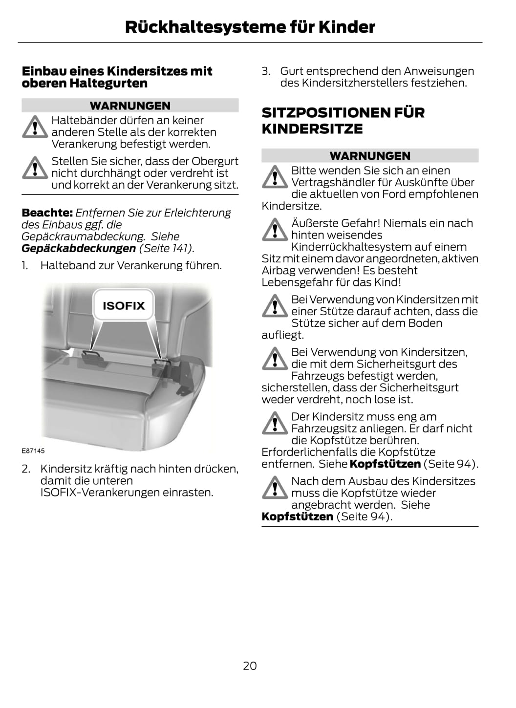2013-2014 Ford Fiesta Bedienungsanleitung | Deutsch