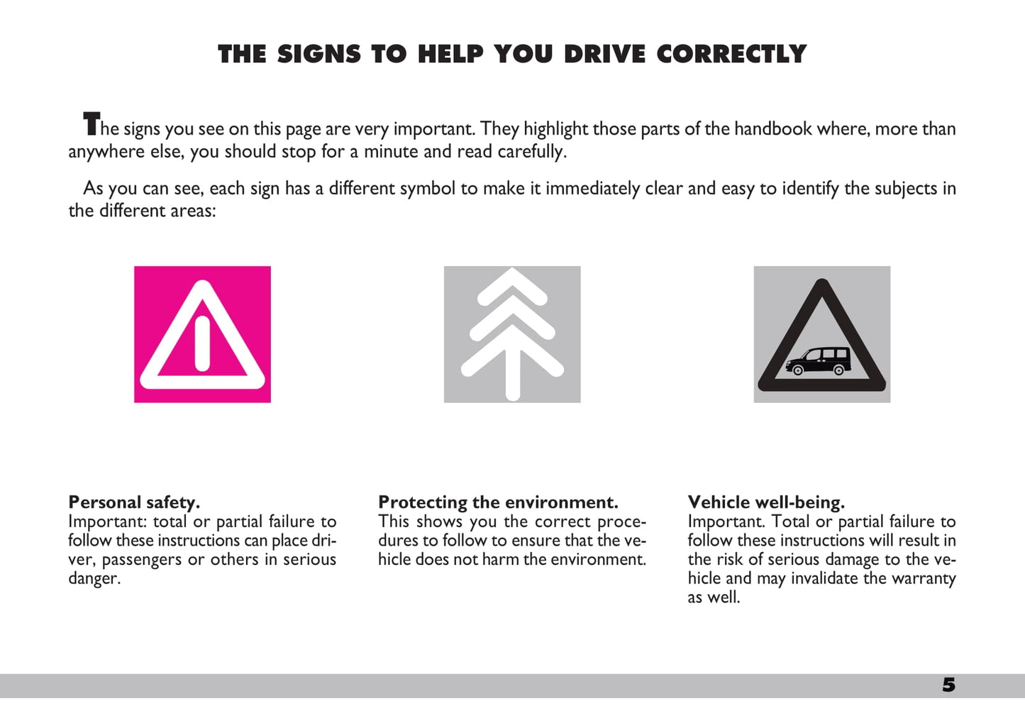 2009-2010 Fiat Doblò Owner's Manual | English