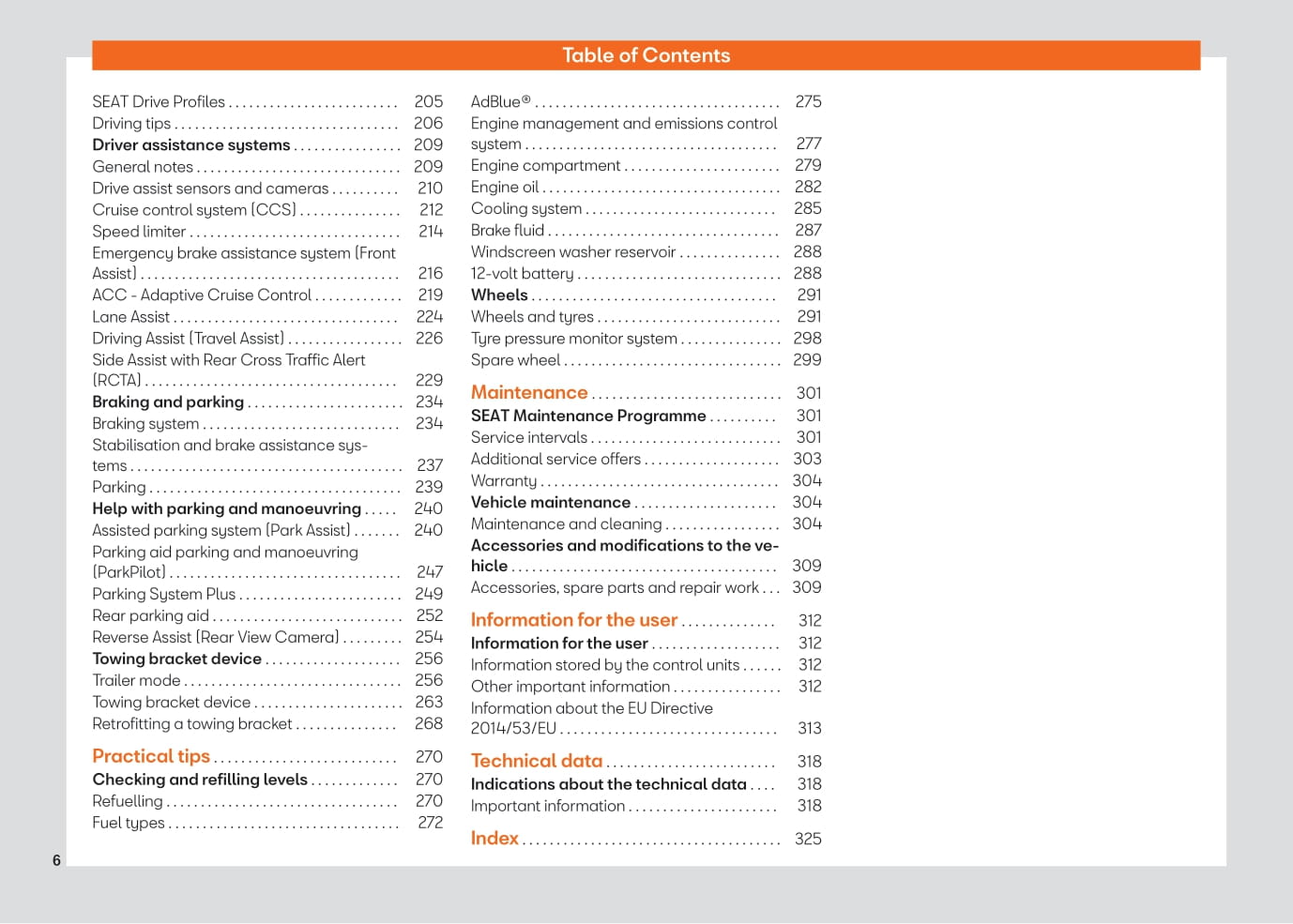 2021-2022 Seat Arona Owner's Manual | English