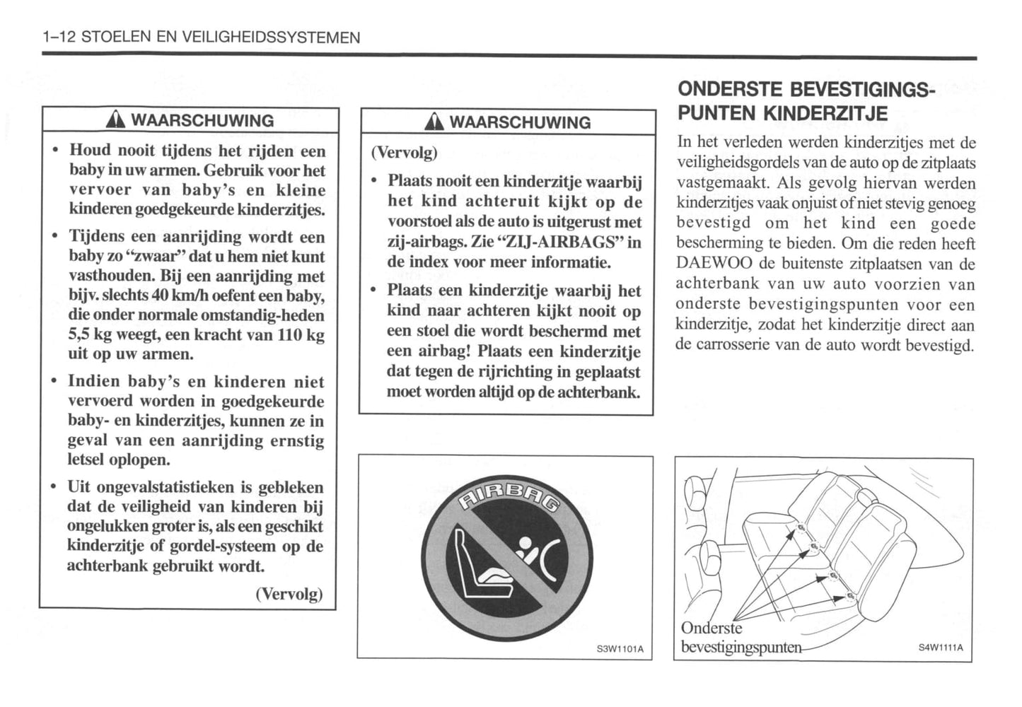 2002-2007 Daewoo Kalos Gebruikershandleiding | Nederlands