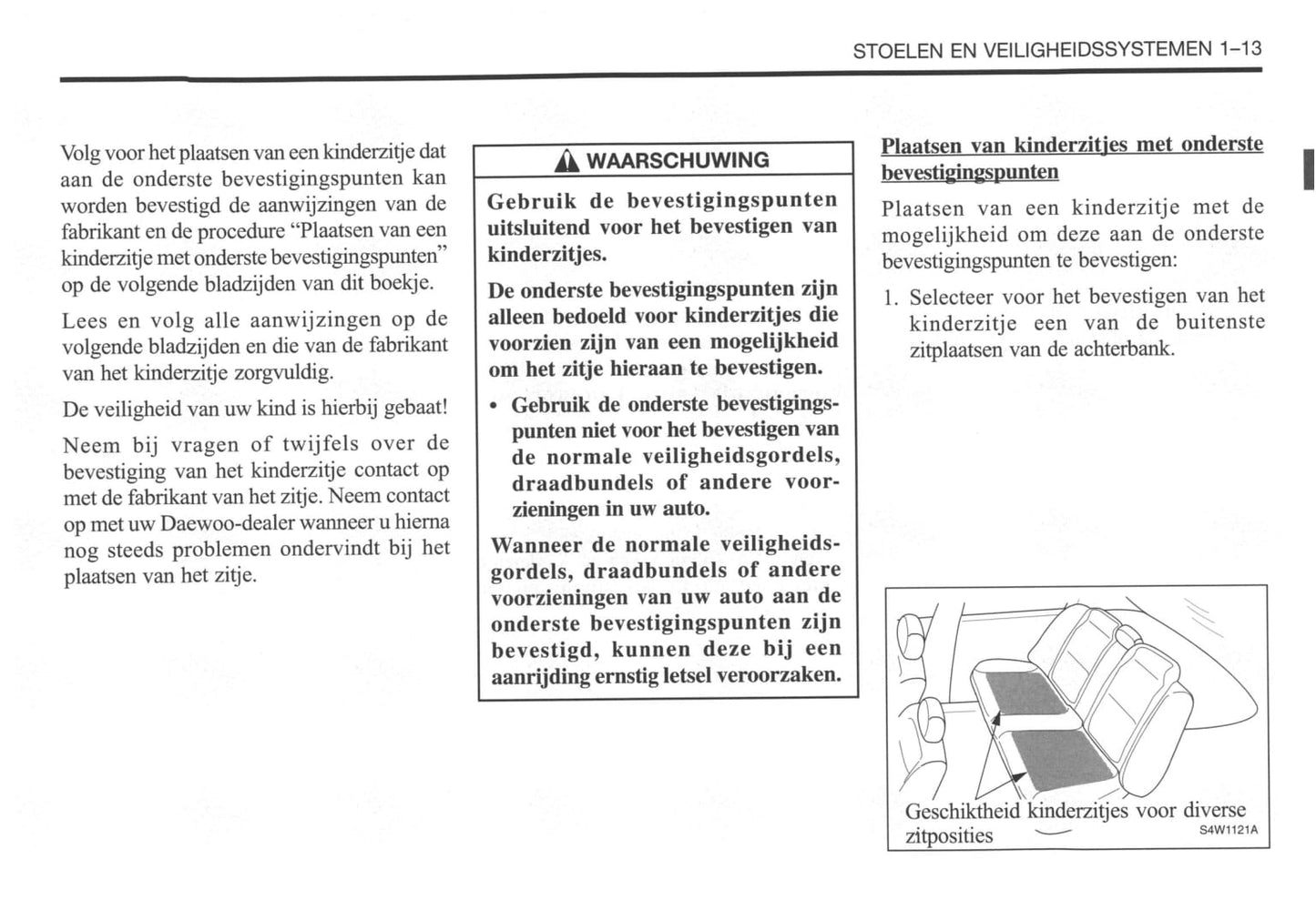2002-2007 Daewoo Kalos Gebruikershandleiding | Nederlands