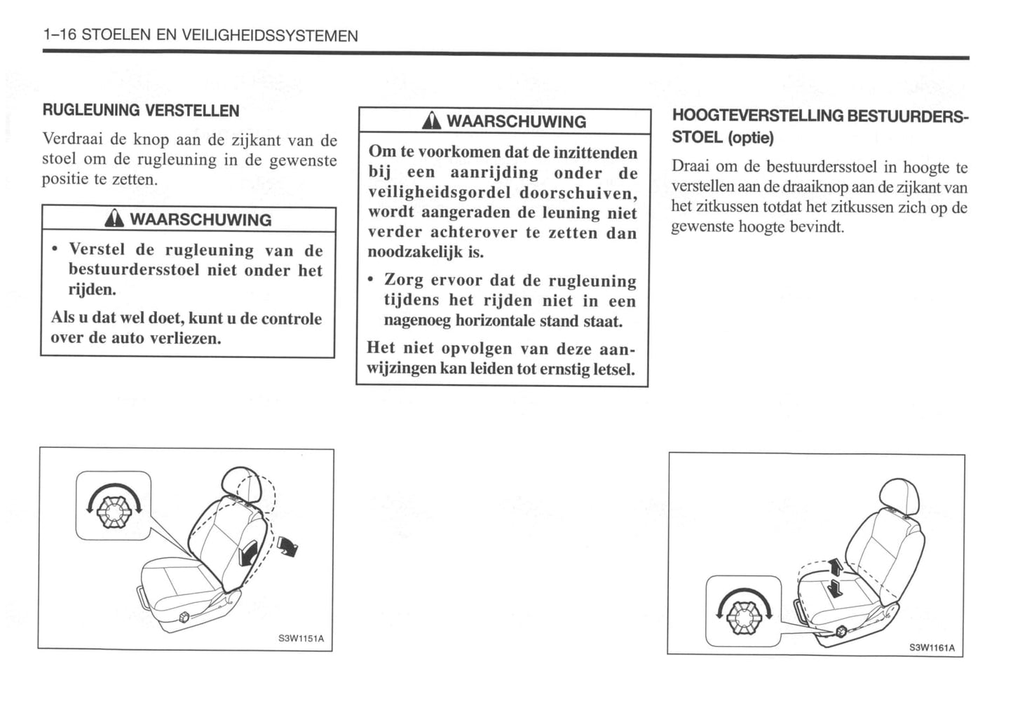 2002-2007 Daewoo Kalos Gebruikershandleiding | Nederlands